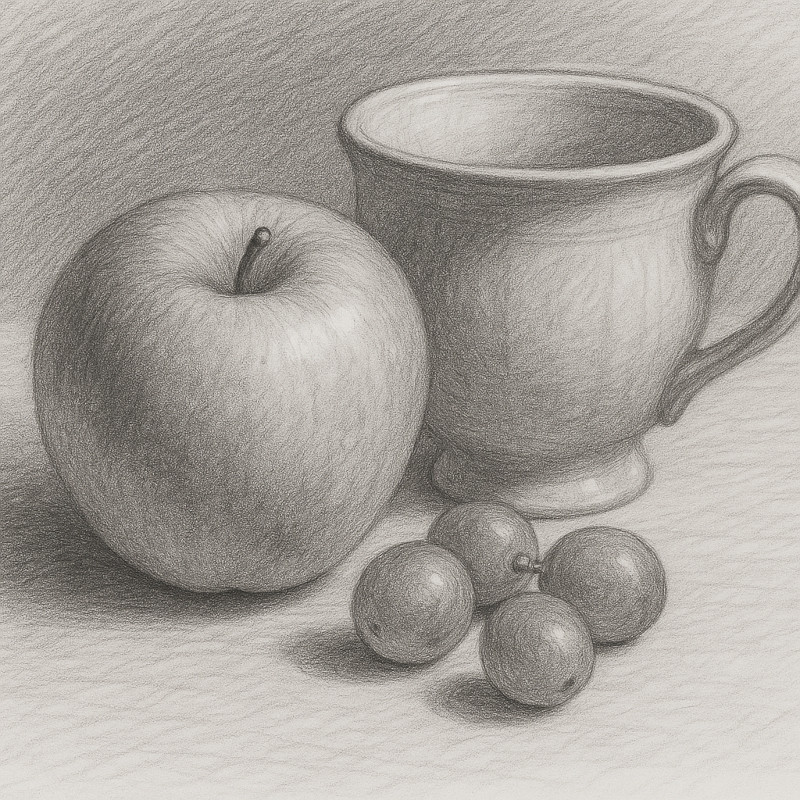 Drawing the Everyday: Still Life Mastery in Pencil