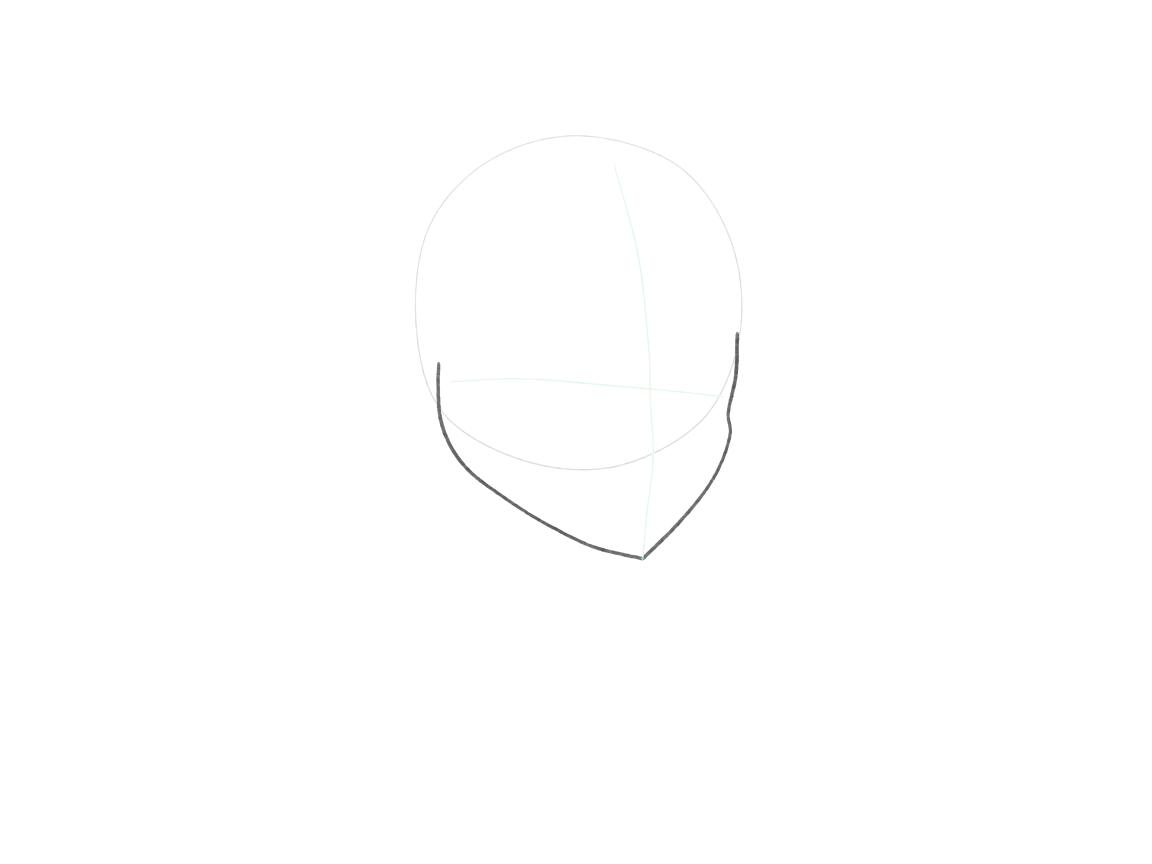 Wrap the face guides around the head