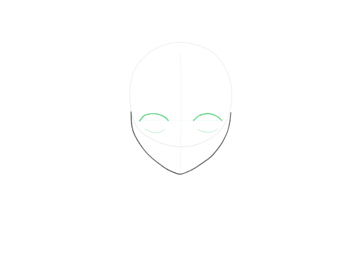 Locate both eyes with guides