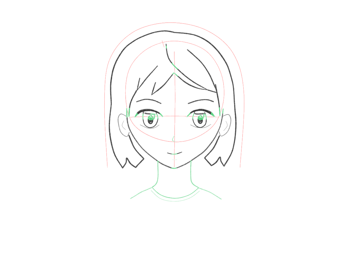 Connect the neck and clean the overlaps