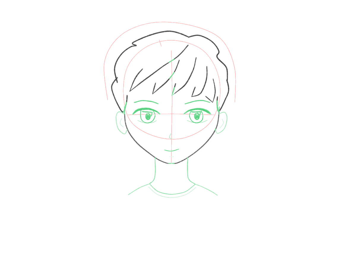 Complete the face and resolve hidden edges