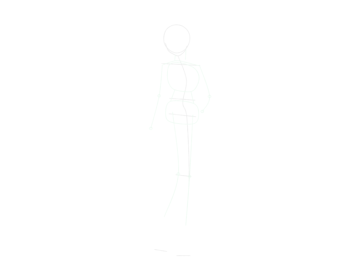 Connect the body and limb paths