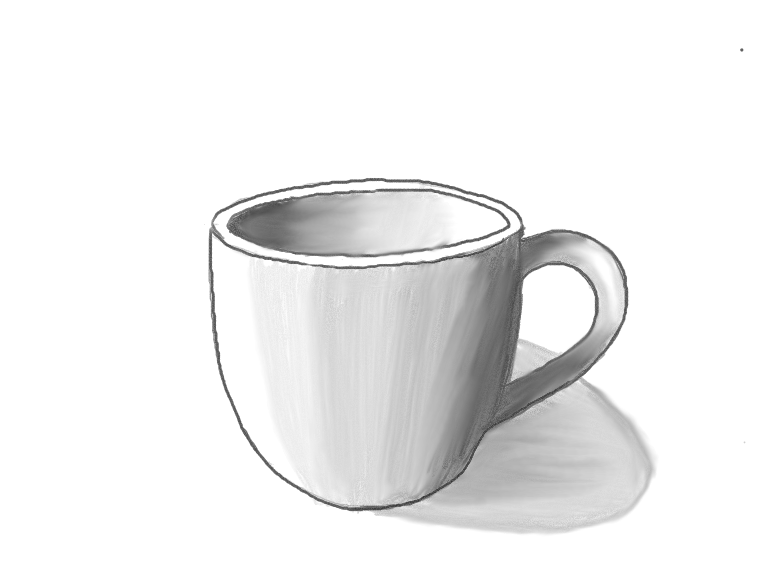 Sketching a Coffee Mug