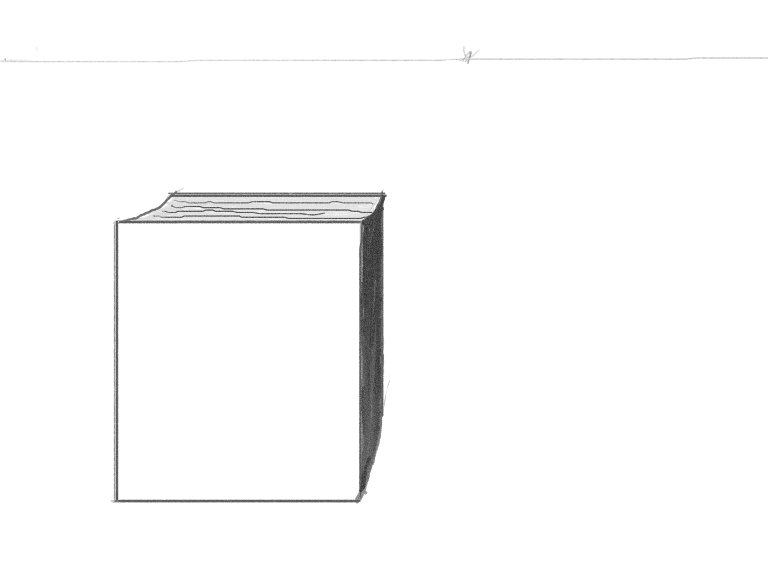 Sketching a Book in Perspective