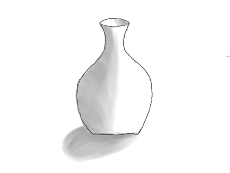 Sketching a Symmetrical Vase