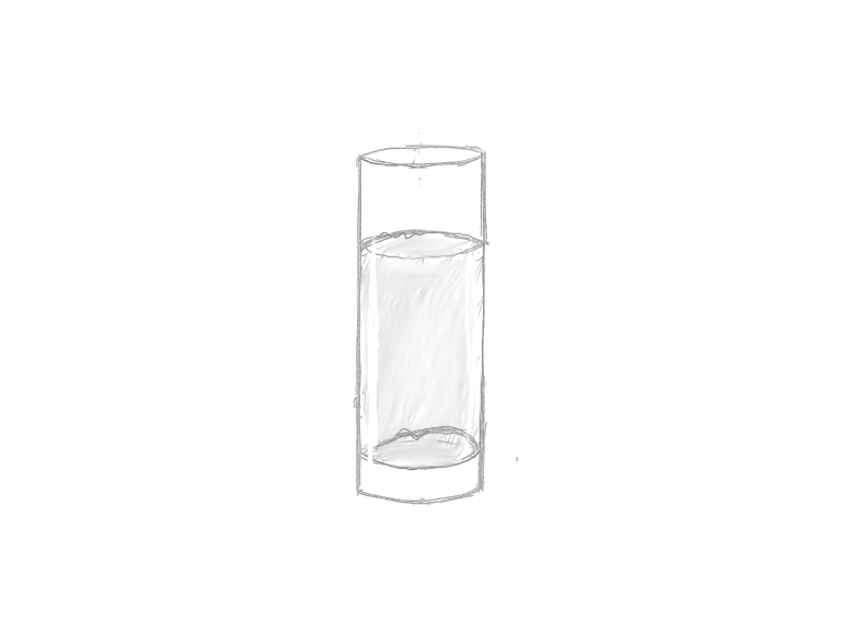 Sketching a Glass of Water